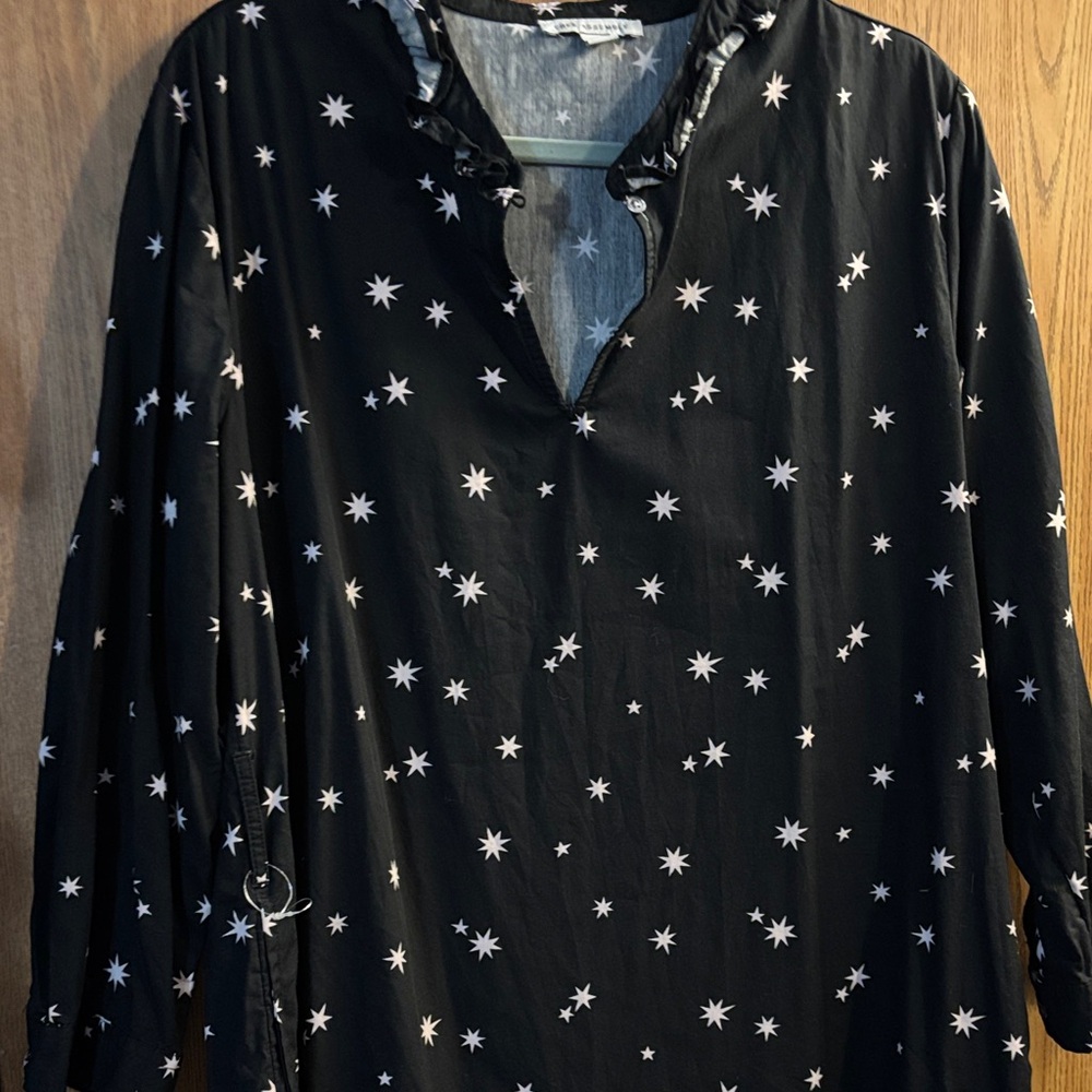Free Assembly Starry Black dress